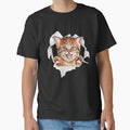 Cat Ripping Through by 808Designs