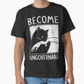 Become Ungovernable - Black Cat Biting Hand Funny Meme by Mason-Pride