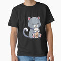 Cat Boba Tea Funny Kitten Feline by reyeskhan79