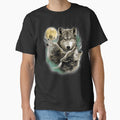 Three Wolves Howling in Moonlight by KA DESIGNS