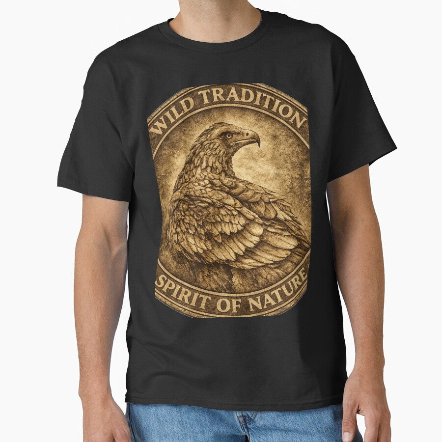 Bald Eagle Spirit of Nature – Wildlife Emblem | Wild Tradition Outdoor Design Full Emblem Print by WildTradition