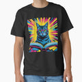 blue cat with pink glasses is holding a book,funny cat,Cat Lover,cute cat by Expressions-Sel