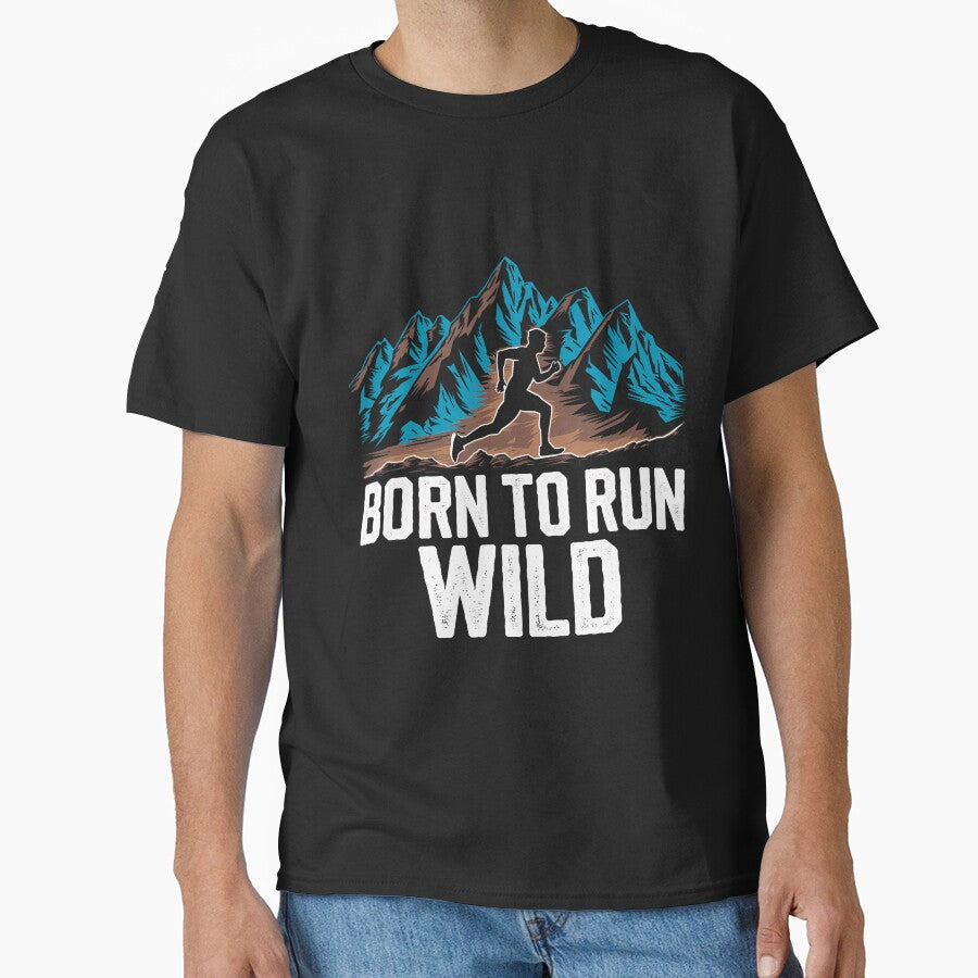 Runners Born To Run Wild Funny Running Motivation by PaulaStokes2