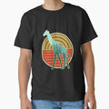 Vintage Giraffe Retro Sunset Wildlife by BundlerVq
