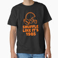 Shuffle Like It's 1985 Retro Football Helmet Fan Design by QuirkLabs