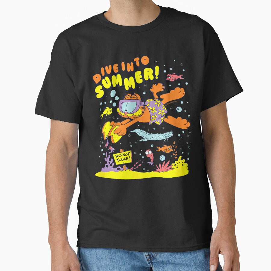 Garfield Scuba Diver - Dive Into Summer Ocean Vibes by WestoRyke