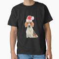 Beagle Dog Santa Claus Christmas by deanba81741