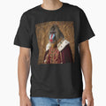 Mandrill Noble cool animal Tudor style portrait art by Vintage Designs +