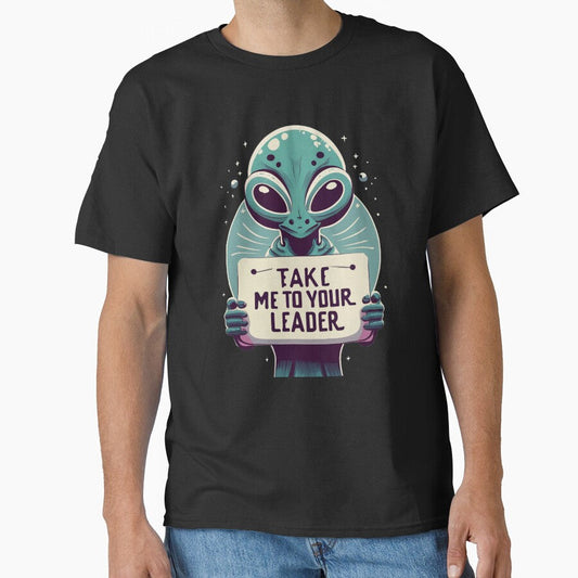 Alien Scifi Vintage Style, Humor by CreationP