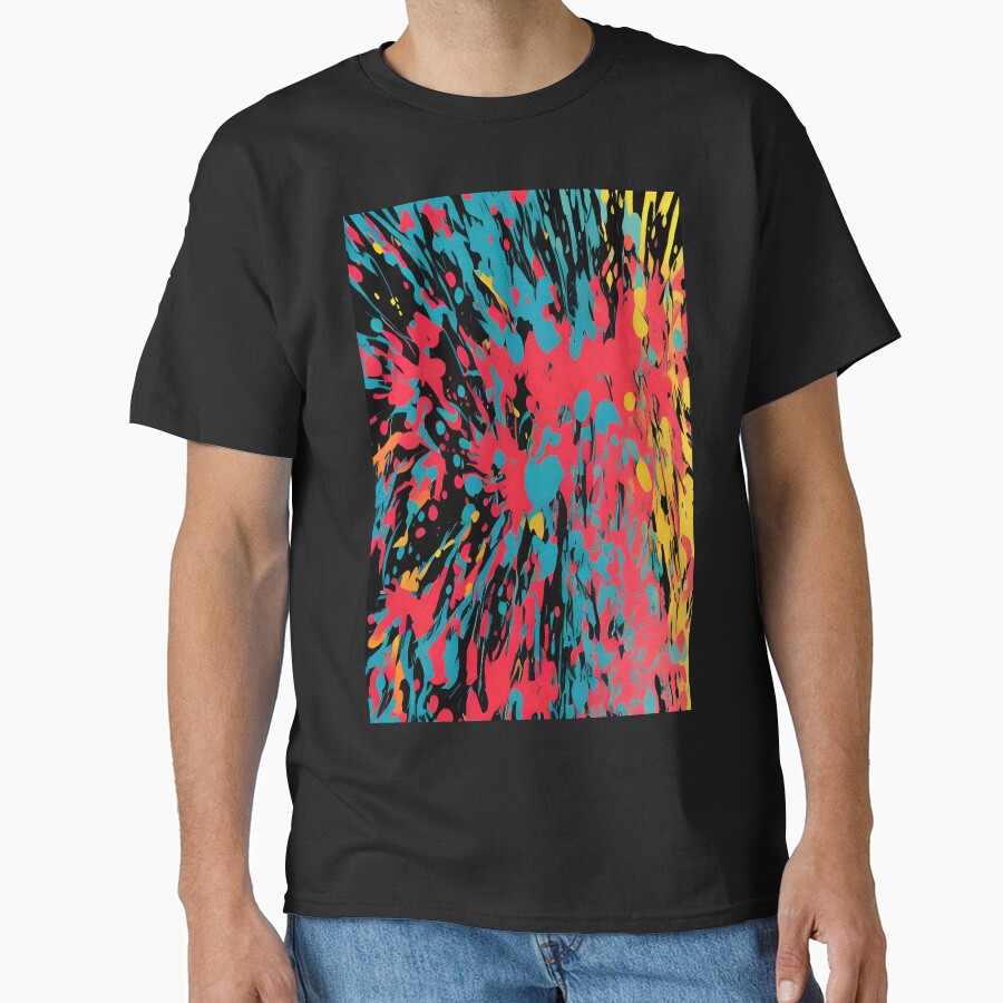 Printed image of paint splatters by JaReVa