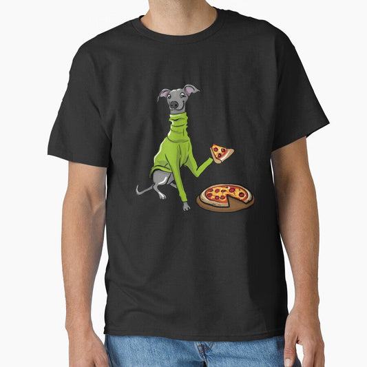 Italian Greyhound dog pizza by Clavitaps