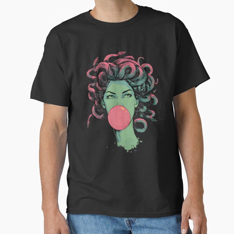 Medusa Bubblegum Mythological Snake Hair Goddess by StickLoveFamily