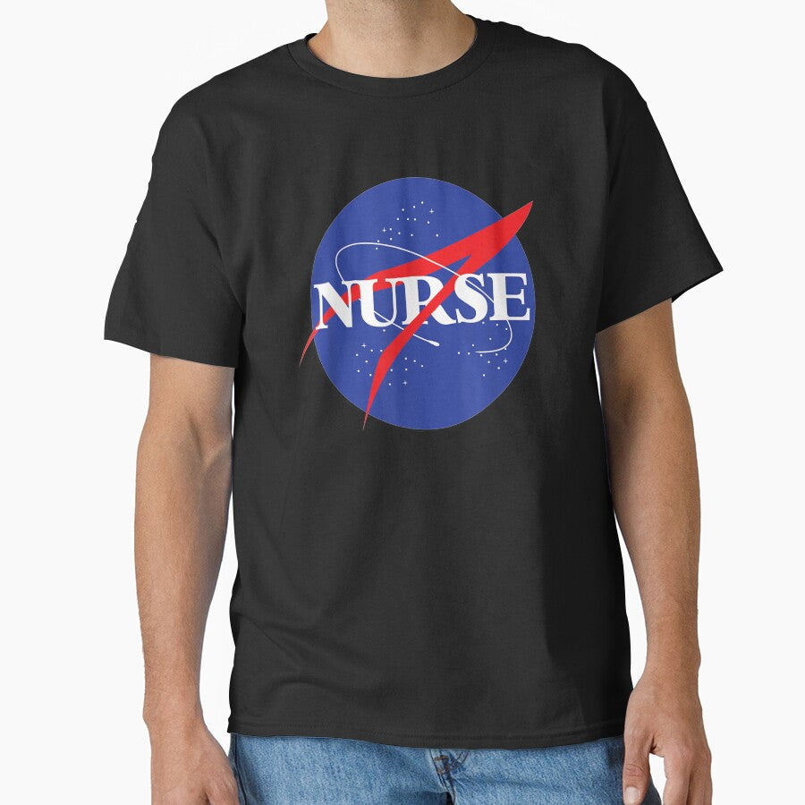 Nurse Astronaut Novelty Retro For Outer Space Nursing by shirleyfinley