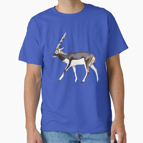B is for Blackbuck, Blackbuck – Graceful Antelope of India Wildlife Illustration by PrettylittlepastelUk