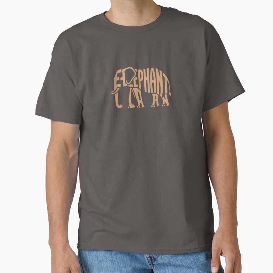 Elephant Clan Minimalist Graphic Long Sleeve ShirT by LittleLoopArt