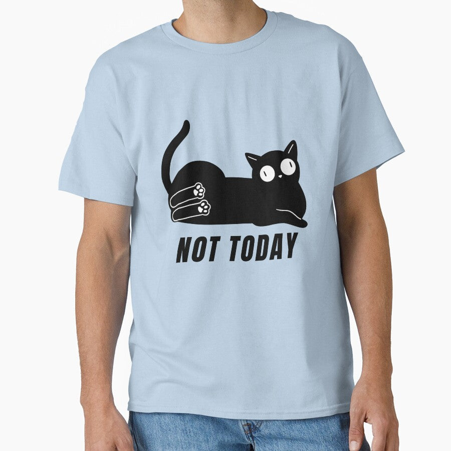 Not Today Cat by Feather Art