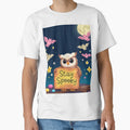 Kawaii Halloween Owl Shirt | Cute Spooky Owl with Candy Design by ArmaanArts