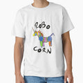 Robot Unicorn Robocorn Magical Fantasy Handpainted Design by HighArtDesigns