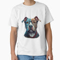 Funny dog pitbull with glasses funny cute decorative pitbull for dog lovers by RSDESIGNSteam