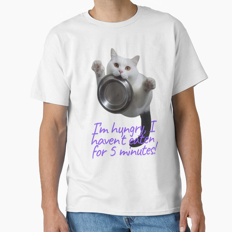 Hungry funny cat by No socks