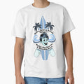 Blue Bucky Bronco Brand Bahamas Baller Big Boards & Bonedog Brew Funny Novelty T-Shirt by Captain Jack's Pirate Hats