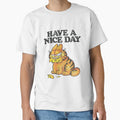 Garfield Have A Nice Day Sarcastic Grunge Humor by BaileJavo