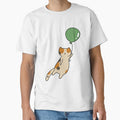 Green Balloon Calico Cat by SaradaBoru