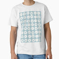 BOHO STAR PATTERN TEAL GREY by blomastudios