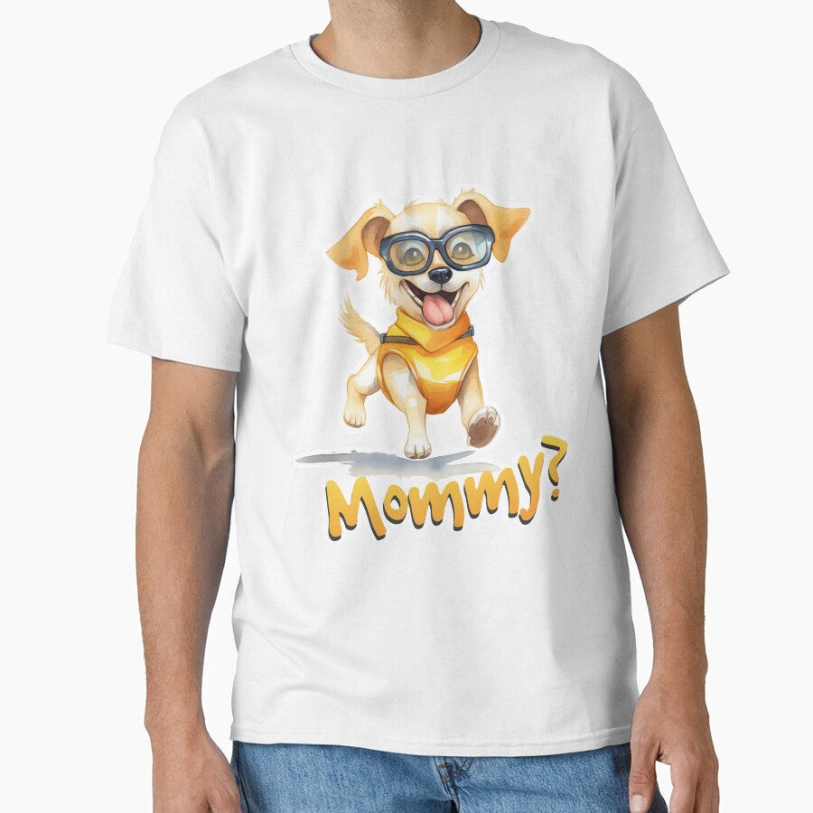Watercolor funny dog mommy by FestDizajn