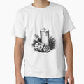Christmas Candle with Pinecone and Gift – Classic Holiday Illustration by inkoutninja
