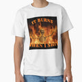 Funny Fire Skeleton Design by VossMonk3