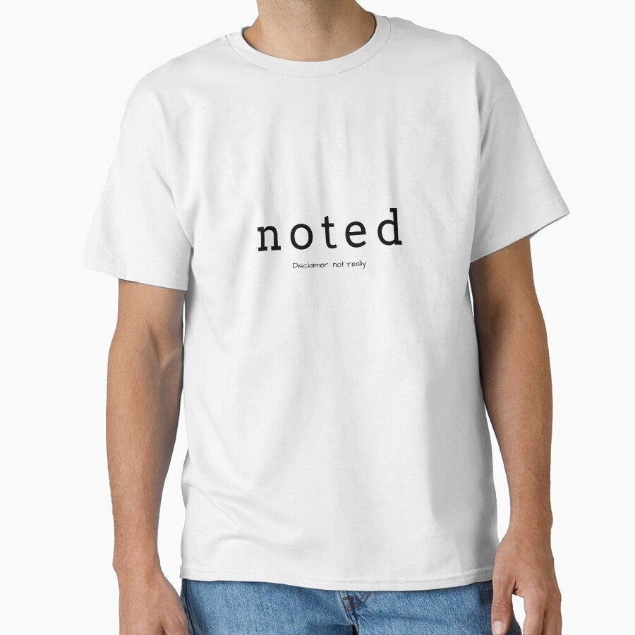 Noted. Disclaimer : Not Really by McSquiggle