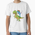 Cute Pirate Shark Riding Dinosaur T-Rex in The Kawaii Style by CreativeCranium