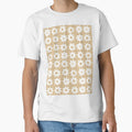 BOHO STAR PATTERN NEUTRAL BROWN by blomastudios