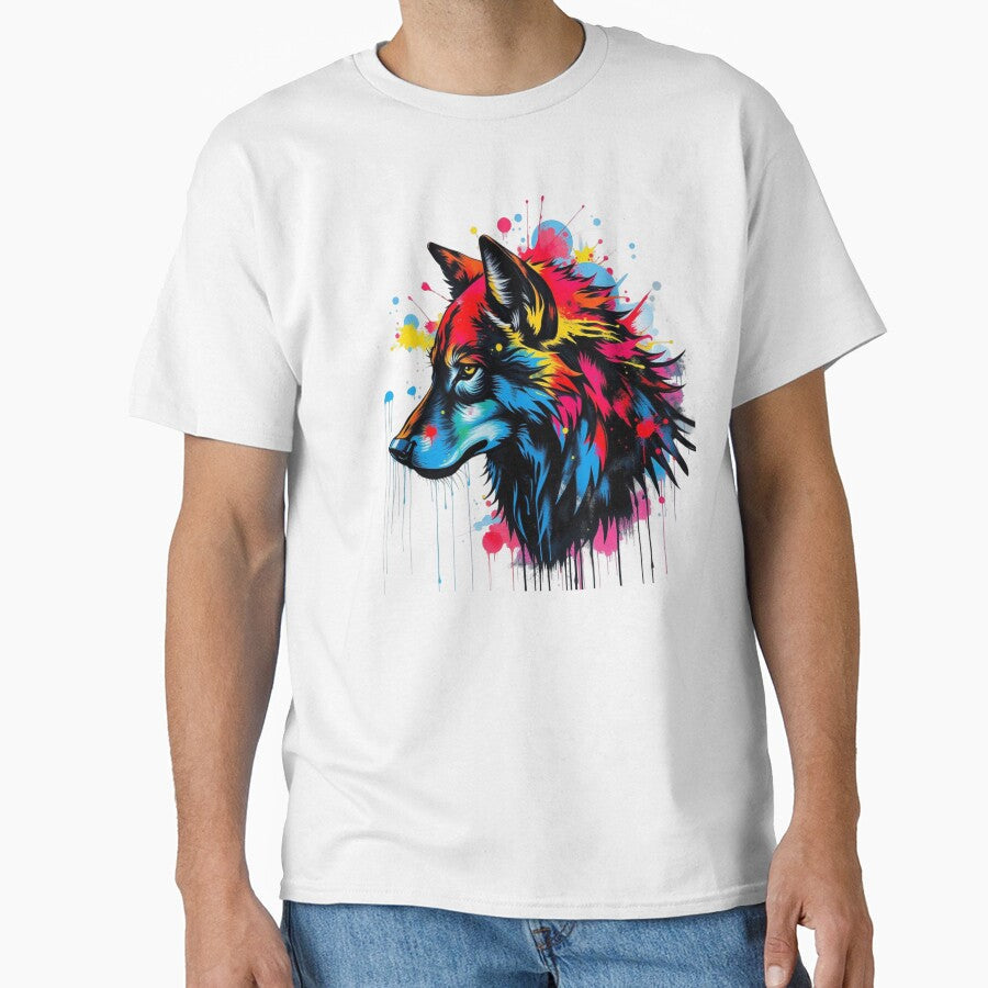 Painted Wolf Design by Planetporridge