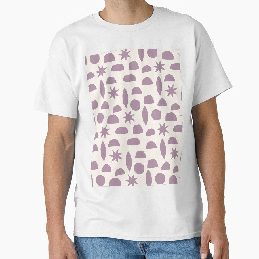 BOHO HENRI MATISSE MAUVE ON CREAM by blomastudios