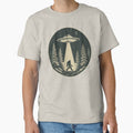 Vintage Bigfoot UFO Abduction by WolfeTEES
