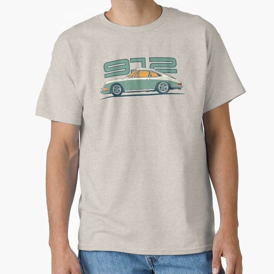 Vintage 1075 Porsche 912 964 Illustration by blackdogshop