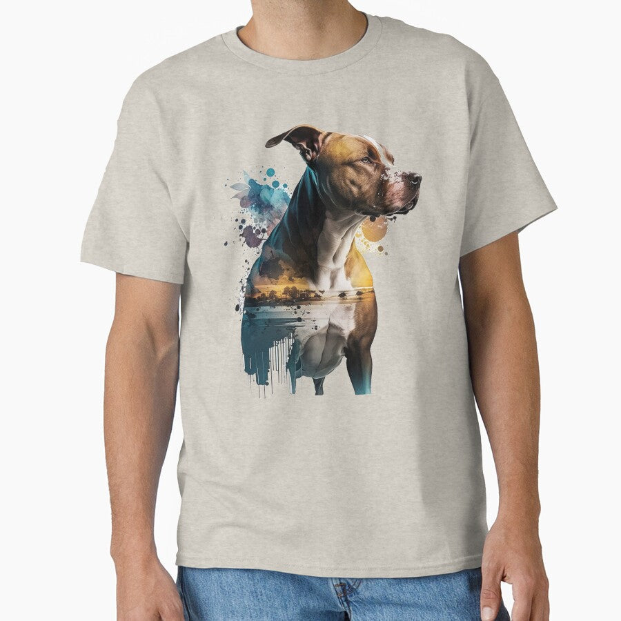 Dog Amstaf ,funny cute decorative amstaf for dog lovers by RSDESIGNSteam