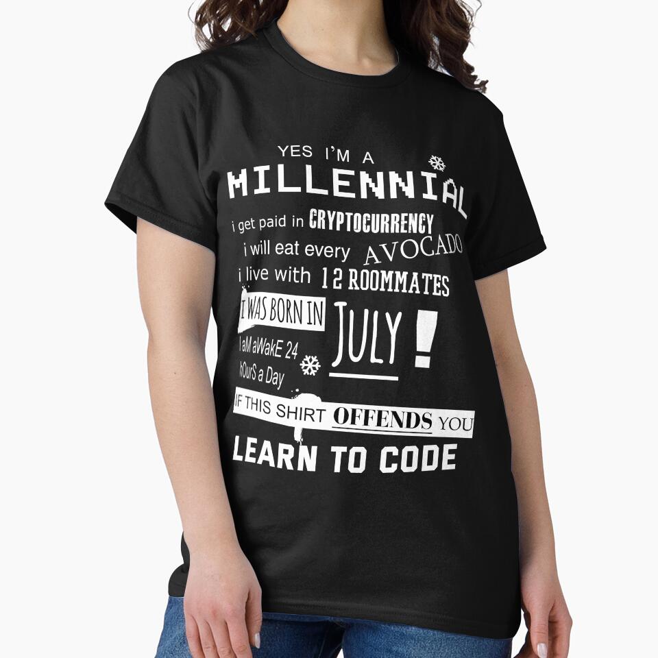 Yes i am a Millennial - I was born in July by T UNIQUE