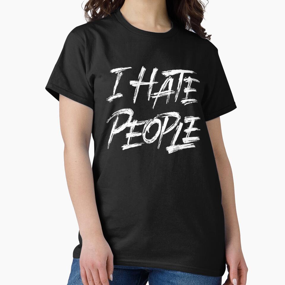 I Hate People by Zagach Letters