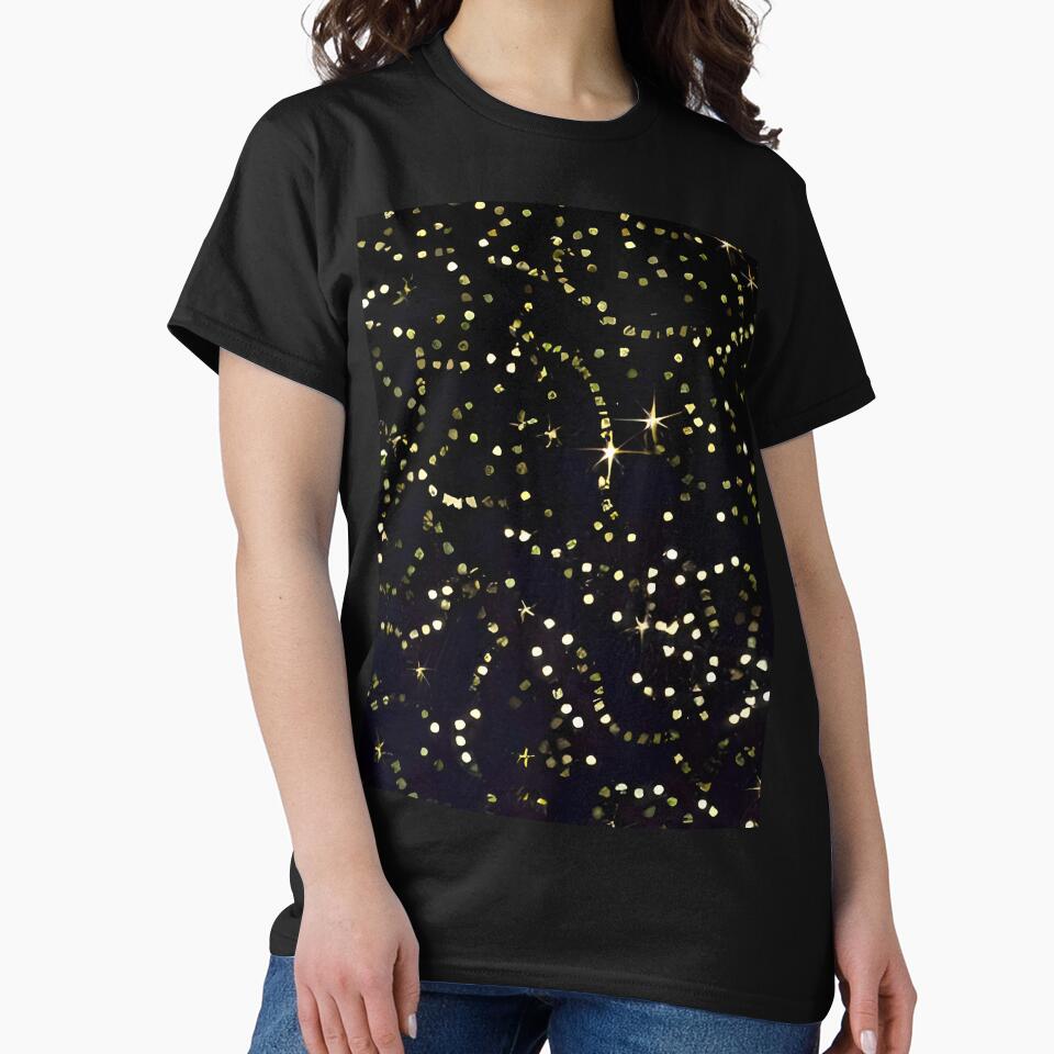 Printed image of golden glitter and sequins v5 by JaReVa