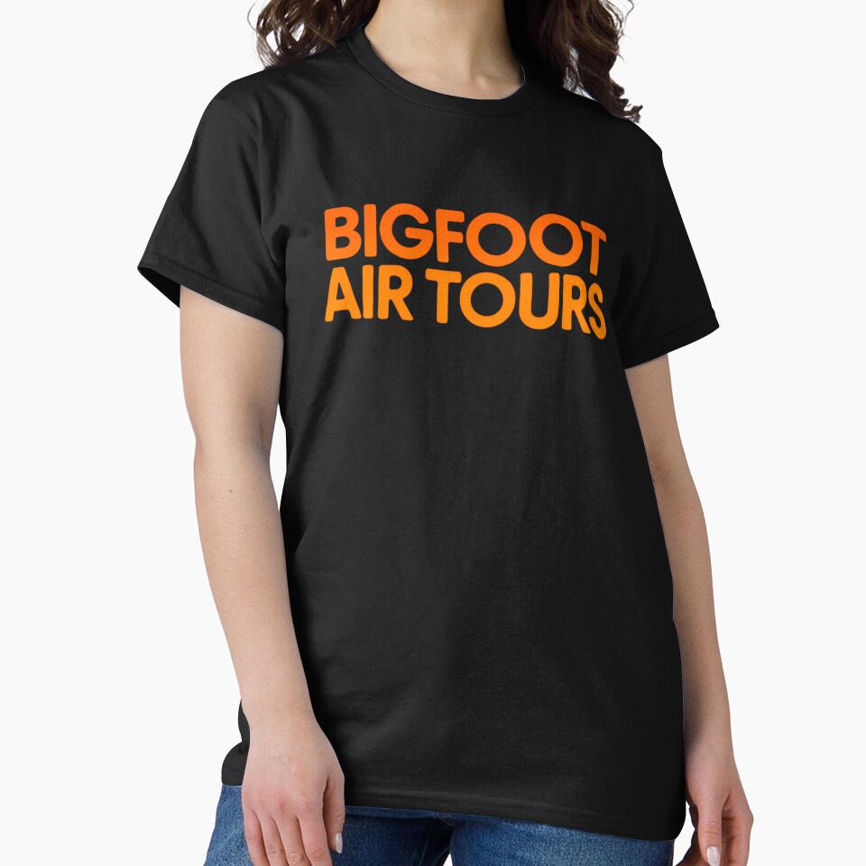 Bigfoot Air Tours – Retro Sasquatch Adventure slogan by WilderRoads