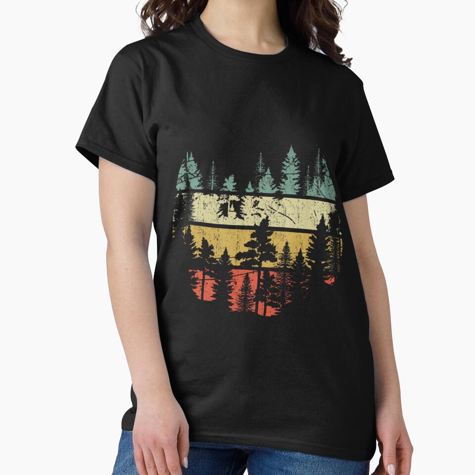 Wildlife Trees Outdoors Nature Retro Forest by GinaPark1