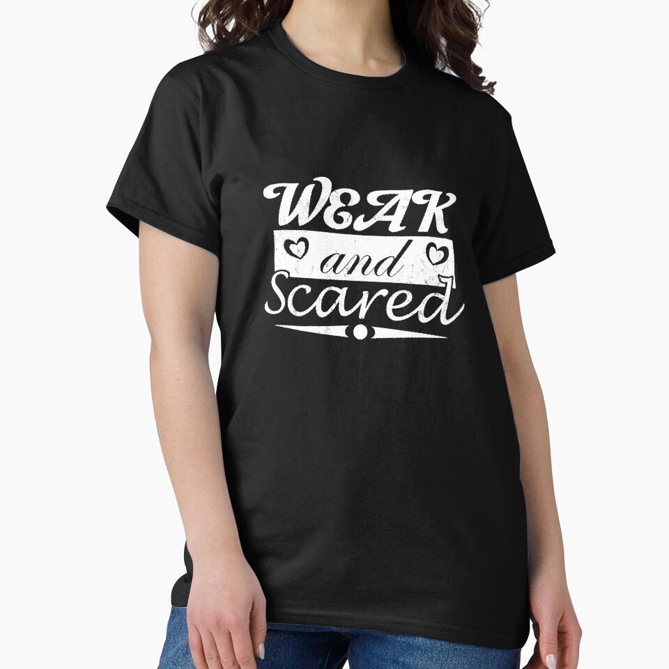 Distressed Print Effect Humorous Ironic Inspirational Motto T-shirt by Jon Davis Illustration