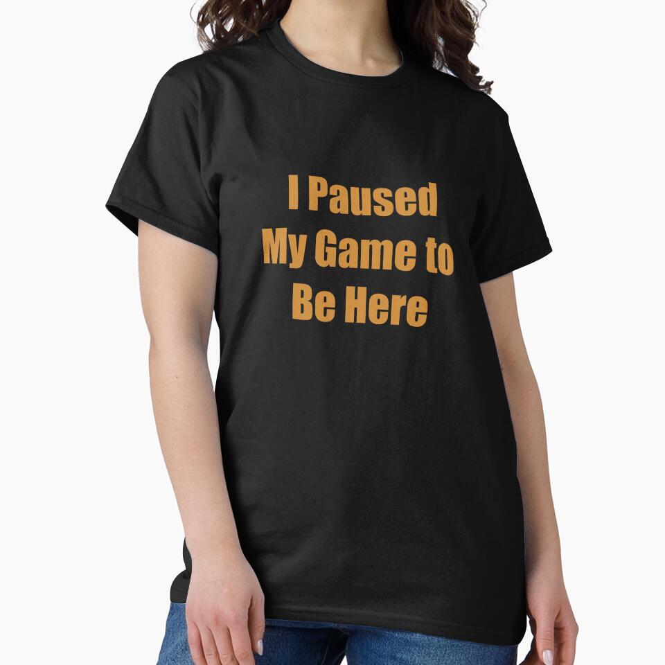 I paused my game to be here by ElderSamy