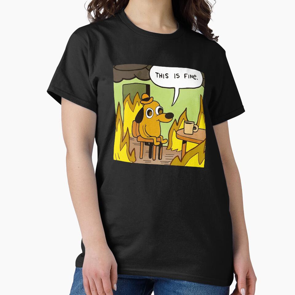 This is fine - funny meme by Paint-n-Patts