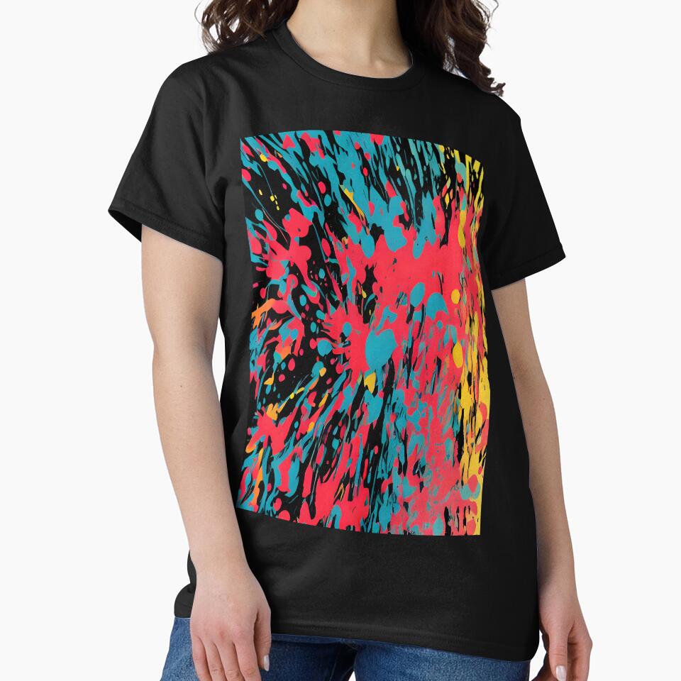 Printed image of paint splatters by JaReVa