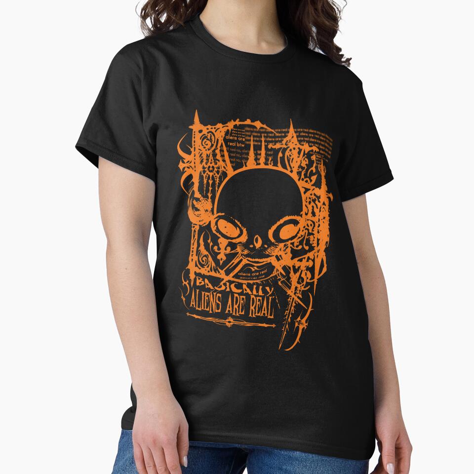 ALIENS ARE REAL (Orange) by RBLCreative