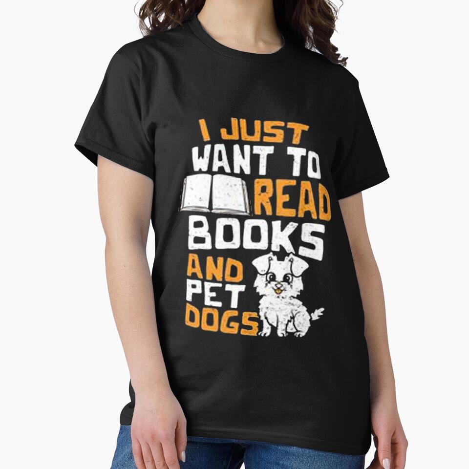 I Just Want To Read Books And Pet Dog by Animoxz3